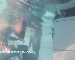 NEW! And another naked teen girl with her boyfriend in the sauna pool