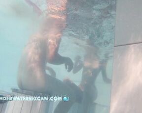 NEW! And another naked teen girl with her boyfriend in the sauna pool