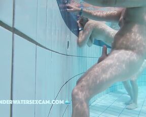 NEW! His wife gets turned on when he jerks off with the underwater jet.