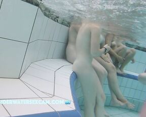 NEW! This group of horny young female students makes the cocks of all the men present swell up.