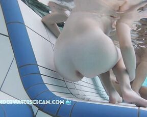 NEW! These pretty women find the 100 underwater jets embedded in the lounger very hot