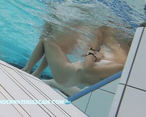 NEW! These pretty women find the 100 underwater jets embedded in the lounger very hot