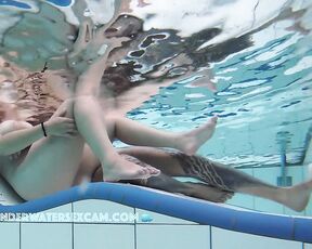 NEW! Well, I'd love to swap places with him and play around with her a bit.