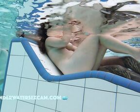 NEW! Well, I'd love to swap places with him and play around with her a bit.
