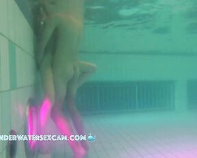 NEW! This 18-year-old teen couple tries underwater sex for the first time because she just gets too horny.
