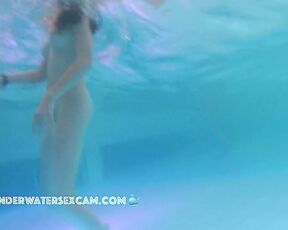 NEW! This 18-year-old teen couple tries underwater sex for the first time because she just gets too horny.