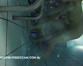 NEW! When it gets dark, the girls usually get horny in the warm water.