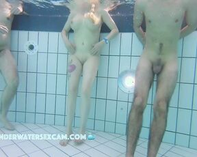 NEW! Pretty young woman shows off her large, full breasts and everyone stares at her.