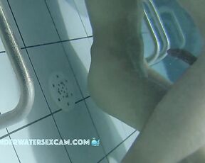 NEW! He wanted to fuck so badly, and so did she, but he couldn't get it in because it's difficult in the water.