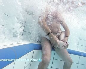 NEW! He likes to hold on to his busty MILF's tits and immediately gets a boner.