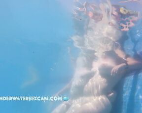 NEW! She likes to show off her beautiful full breasts at the nudist spa and everyone stares at them.