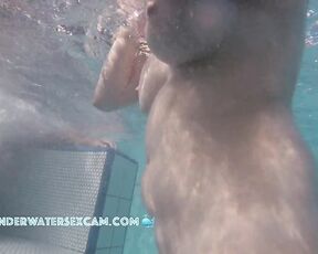 NEW! Young busty girl likes to show herself naked and has her pussy massaged in the jacuzzi