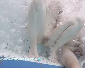 The horny little slut sat down right above the air vent in the jacuzzi.
