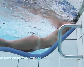 NEW! This horny girl discovers the joys of massage jets and masturbates for a long time.
