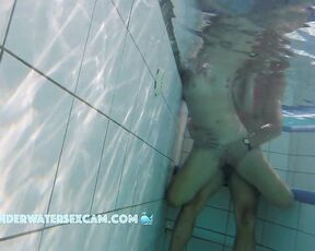 NEW! It's not the first time the two of them have done it in the pool.