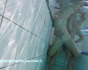 NEW! It's not the first time the two of them have done it in the pool.