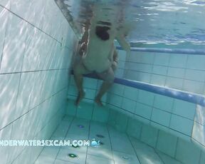 NEW! It's not the first time the two of them have done it in the pool.