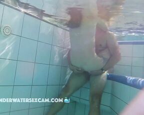 NEW! It's not the first time the two of them have done it in the pool.