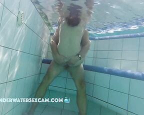 NEW! It's not the first time the two of them have done it in the pool.