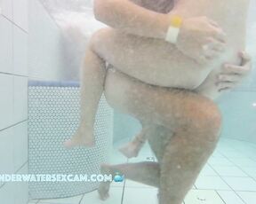 This young teen couple is naked for the first time at a nudist spa, but she already has something in her pussy.