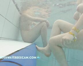 These two cute girls would definitely have nothing against a good underwater fuck.