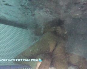 This black beauty gets really horny in the jacuzzi and would love to fuck his BBC right away.