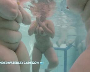 While these busty girls talk to me, they get horny and cross their legs.
