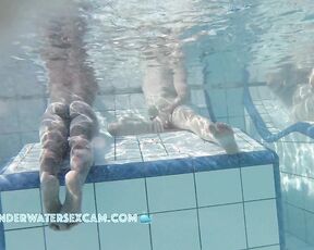 NEW! The nice older gentleman gets an erection while watching his young Latina girlfriend.