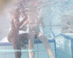 NEW! The nice older gentleman gets an erection while watching his young Latina girlfriend.