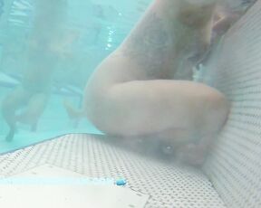 NEW! Maybe this girl with pierced nipples is doing some kind of yoga.