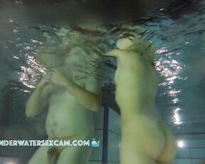 NEW! She has a really cute young pussy and I think she looks horny naked in the water.