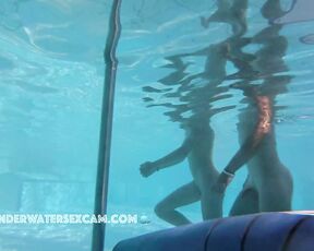 NEW! A young couple leaves the sauna pool to fuck in the locker room.