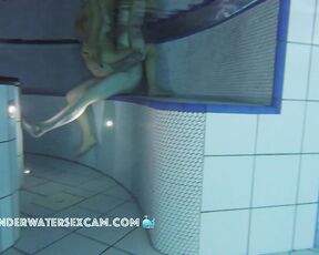 NEW! When the sauna pool is almost empty, you can have another good fuck.