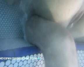 NEW! Aroused by all the naked, horny couples around them, she jerks him off.