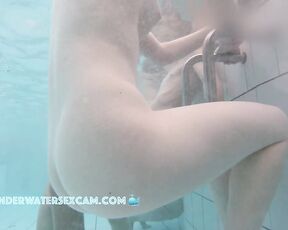 NEW! These teen girls were surprised to be so horny being naked in the sauna pool.