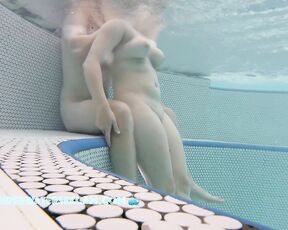 NEW! There's nothing better for getting horny than having fun naked in the sauna pool.