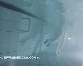 NEW! He rubs his hard cock against her pussy, at least, and maybe they'll go fuck in the changing room right away.