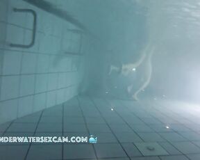 NEW! He rubs his hard cock against her pussy, at least, and maybe they'll go fuck in the changing room right away.