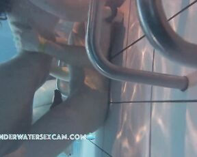 NEW! Her hair floating in the water and her young, hot body would drive me crazy too.