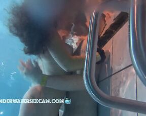 NEW! Her hair floating in the water and her young, hot body would drive me crazy too.