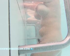 NEW! She only came to show off her big tits because it made her horny, and then she masturbated.