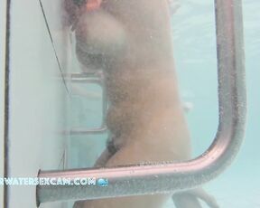 NEW! She only came to show off her big tits because it made her horny, and then she masturbated.