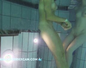 NEW! These teen girls waited until it got dark before venturing into the water. Good for us!