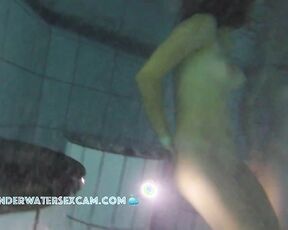 NEW! These teen girls waited until it got dark before venturing into the water. Good for us!