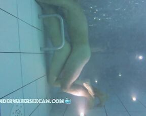 NEW! The position from behind is very suitable when having sex in water for the first time with a teen 18+ girl.