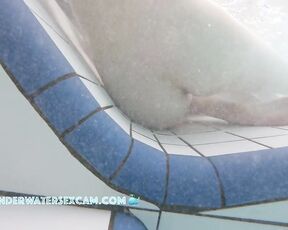 NEW! Her boyfriend doesn't get it, but she knows that I know she masturbates with the underwater jets.