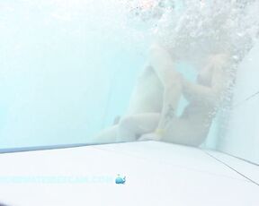 NEW! While she hugs him lovingly, he looks at the other hot girls and gets an erection.