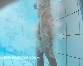 NEW! This very slim lady is having her lower body massaged, but I know it's making her horny.