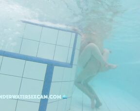 NEW! This young couple has their first sexual experience in a public sauna pool and they really enjoy it.