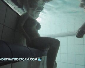 NEW! The size of her beautiful breasts is not in proportion to the size of his penis.